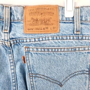 Levi's Vintage Orange Tab 90's 505 Lightwash Straight Leg 36/32
